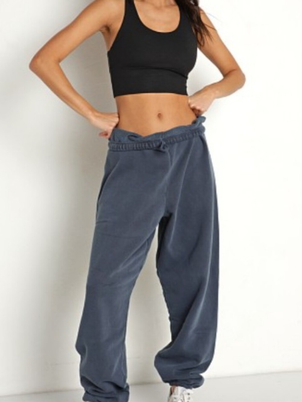 Joah Brown Oversized Jogger Washed Navy Xs/S